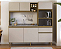 Cozinha Compacta Bromelia Mel/Arenas - Imagem 1