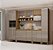 Cozinha Modulada Cora Freijo/Mocca 100% MDF - Imagem 1