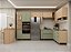 Cozinha Modulada Domus Carvalho/Verde 100% MDF - Imagem 1