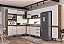Cozinha Athena de Canto Itauba/Off White - Imagem 1