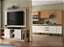 PACOTE- Cozinha Cecilia e Rack e Painel Freijo/Off White - Imagem 1