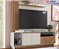 Rack e Painel Freijo/Off White - Imagem 1