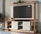 Rack e Painel Freijo/Off White - Imagem 1