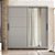 Roupeiro Lumen Cinza 100% MDF - Imagem 1