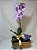 orquidea cachepot + violeta - Imagem 1