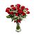 Buquê Tradicional com 24 Rosas Vermelhas - Imagem 1