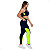 CONJUNTO FITNESS TOP E LEGGING COM DETALHES VERDE NEON - Imagem 2