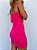 Vestido De Alça Com Recote Assimétrico Rosa Manu - Imagem 4