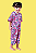 Pijama Infantil Macacão Meninas Gato Manhoso - Imagem 3