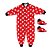 PIJAMA MACACÃO FEMININO COM PEZINHO *REMOVÍVEL* - PEÇA DESEJO- URSO POLAR VERMELHO COM FELPA - Imagem 5