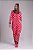 PIJAMA MACACÃO FEMININO COM PEZINHO *REMOVÍVEL* - PEÇA DESEJO- URSO POLAR VERMELHO COM FELPA - Imagem 3