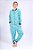 PIJAMA FEMININO GATO MEOW AZUL MONAKIDS - Imagem 1