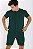 PIJAMA MACACÃO MASCULINO CURTO - TEEN E ADULTO - VERDE - Imagem 1