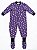 PIJAMA MACACÃO MONAKIDS INFANTIL - ESTAMPA CORUJA - COR ROXO - Imagem 1