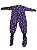 PIJAMA MACACÃO MONAKIDS INFANTIL - ESTAMPA CORUJA - COR ROXO - Imagem 1