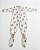 PIJAMA MACACÃO MONAKIDS INFANTIL - URSO CACHECOL - COR BRANCO - Imagem 1