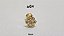Tragus folheado dourado 8mm - Imagem 1