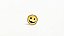 Piercing em prata emoji sorrindo 8mm - Imagem 1
