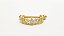 Conch folheado com banho de ouro pedra navete 11mm - Imagem 1