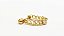Conch folheado com banho de ouro pedra navete 11mm - Imagem 3