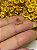 Labret barra titânio gold 6 pedras 8mm - Imagem 2
