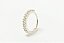 Argola em prata cravejada torção 8mm - Imagem 3