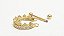 Conch coroa prata dourado 12mm - Imagem 2