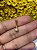 Umbigo aço cirúrgico gold pedra P (Revestimento PVD) - Imagem 1