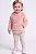Conjunto Carters Fleece Listrado Rosa Claro - Imagem 2