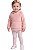 Conjunto Carters Fleece Listrado Rosa Claro - Imagem 1