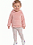 Conjunto Carters Fleece Listrado Rosa Claro - Imagem 1