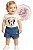 Conjunto jardineira e camiseta Baby Disney - Imagem 1