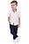 Conjunto Infantil Tommy Hilfiger Camisa Azul-Gelo e Calça Jogger - Imagem 1