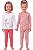 KiT Pijama Infantil Carter’s 4 Peças Algodão – Cavalos e Corações - Imagem 1