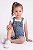 Jardineira Jeans Camiseta Tommy - Imagem 3
