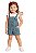 Jardineira Jeans Camiseta Tommy - Imagem 1