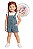 Jardineira Jeans Camiseta Tommy - Imagem 4