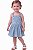 Jardineira OshKosh Infantil Jeans Claro com Bolso Coração - Imagem 1
