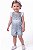 Jardineira Infantil OshKosh Jeans Claro com Detalhes em Laise - Imagem 4
