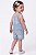 Jardineira Infantil OshKosh Jeans Claro com Detalhes em Laise - Imagem 3