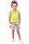 Conjunto Infantil Tommy Hilfiger – Regata croped Amarelo Lima - Imagem 1