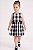 Vestido Infantil Carter’s Xadrez Preto e Cinza com Laços - Imagem 4