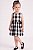 Vestido Infantil Carter’s Xadrez Preto e Cinza com Laços - Imagem 3
