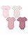 Kit 4 Bodys Bebê Calvin Klein Manga Curta - Imagem 9