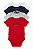 Kit 4 Bodys Bebê Tommy Hilfiger Manga Curta - Imagem 11
