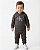 Conjunto Bebê Calvin Klein Moletom Marrom - Imagem 3