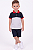 Conjunto Infantil Tommy Hilfiger Polo Color Block e Bermuda Azul-Marinho - Imagem 6
