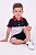 Conjunto Infantil Tommy Hilfiger Polo Color Block e Bermuda Azul-Marinho - Imagem 3