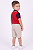 Conjunto Infantil Tommy Hilfiger Polo Vermelha e Bermuda Bege - Imagem 6