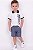 Conjunto Infantil Tommy Hilfiger Polo Branca e Bermuda - Imagem 2